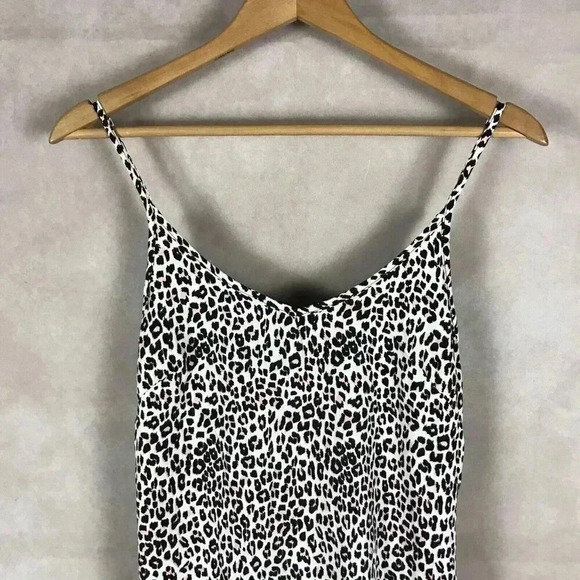 Animal Printed Lace-Trim Slip Dress NWT Size SMALL - Picture 5 of 11